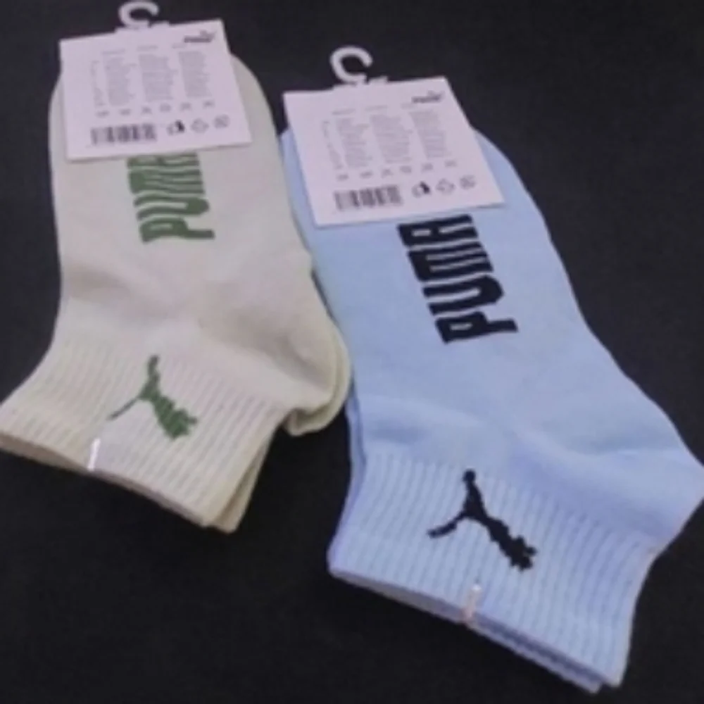 Puma Socks Blue & Light Green size W7-9
